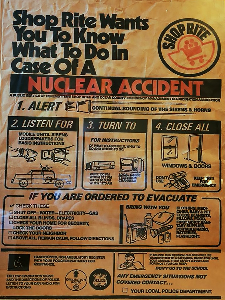 Shop Rite Wants You To Know What To Do In Case Of A Nuclear Accident